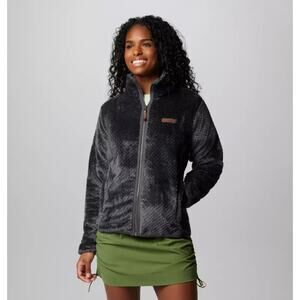 Columbia Womens size Medium Fire Side II Sherpa Full Zip Fleece Jacket 1819791